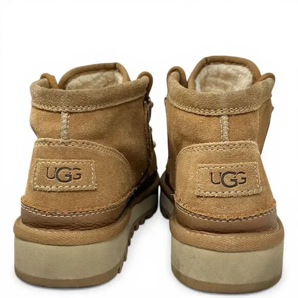 UGG Hayden Moc Chukka Boots‎ Mens 11 Chestnut Suede Shearling Lined Warm 1158276 UGG Hayden Men main image 2